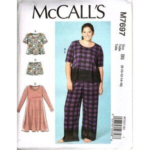 McCall's M7697 Misses 8 to 16 Top, Dress, Pants and Shorts Uncut Sewing Pattern